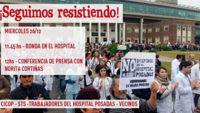 Nuevos despidos en el Hospital Posadas