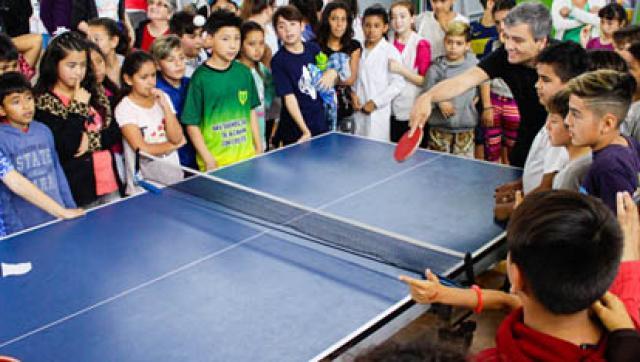  Final del torneo argentino de ping pong para chicos de quinto grado