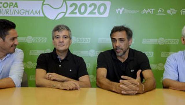 Zabaleta presentó la Copa Hurlingham de Tenis junto a Mariano Zabaleta y Martín Vassallo Argüello