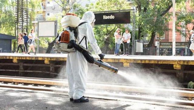 Dengue: Trenes Argentinos anunció que realizará tareas de fumigación