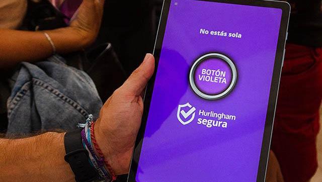 Hurlingham lanzó la aplicación “Botón Violeta” para casos de violencia de género