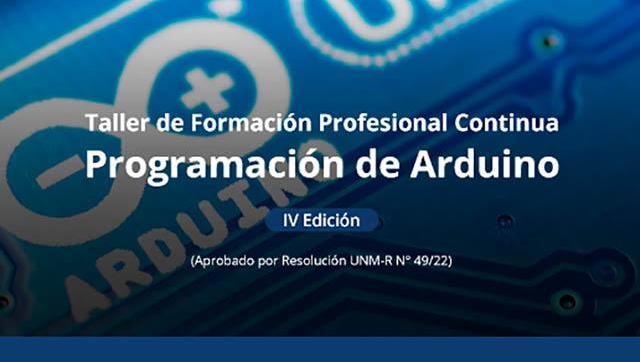 Taller de Formación Profesional Continua de Programación de Arduino - IV Edición