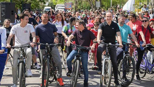 Unidos por la bici: Ituzaingó celebra su tradicional bicicleteada