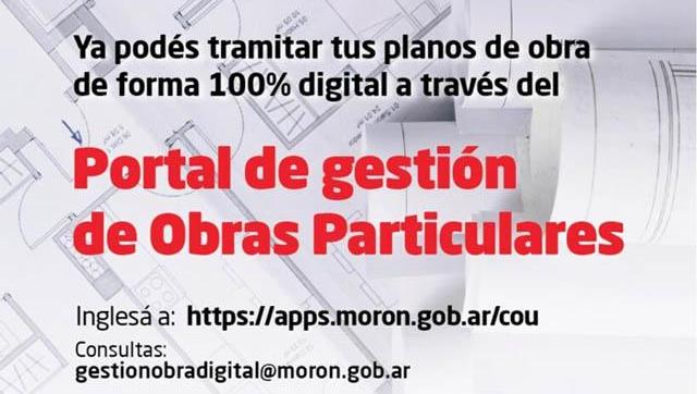Modernización en marcha: Morón simplifica la gestión de planos con plataforma digital